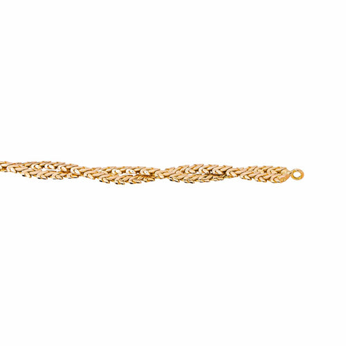 Collier maille tressée en or rose 58 Facettes 5841460CN