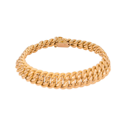 Bracelet maille américaine en or rose 58 Facettes 5858144CN