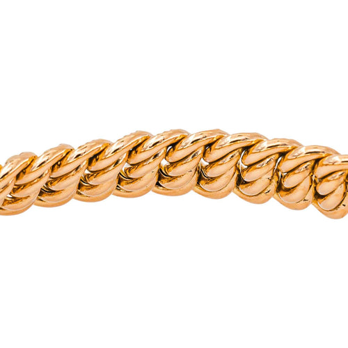 Bracelet maille américaine en or rose 58 Facettes 5858144CN