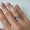 Bague Bague solitaire contrarié en or blanc 18 ct avec diamant 0,54 ct 58 Facettes 25209
