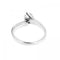 Bague Bague solitaire contrarié en or blanc 18 ct avec diamant 0,54 ct 58 Facettes 25209