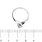 Bague Bague solitaire contrarié en or blanc 18 ct avec diamant 0,54 ct 58 Facettes 25209