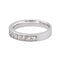 53 Bague demi-alliance en or blanc et diamants 58 Facettes 5862371CN