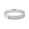 53 Bague demi-alliance en or blanc et diamants 58 Facettes 5862371CN