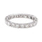 56 Bague alliance tour complet en or blanc et diamants 58 Facettes 5951472CN