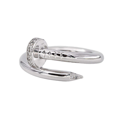 51 Cartier Juste un Clou - Bague en or blanc et diamants 58 Facettes 5962167RV