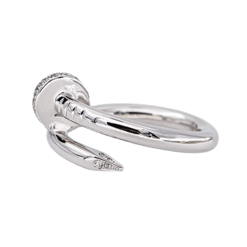 51 Cartier Juste un Clou - Bague en or blanc et diamants 58 Facettes 5962167RV