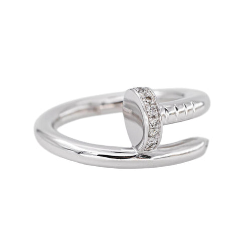 51 Cartier Juste un Clou - Bague en or blanc et diamants 58 Facettes 5962167RV