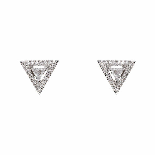 Messika Théa - Boucles d'oreilles en or blanc et diamants 58 Facettes 6003315CN
