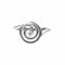 Bague 53 Bliss - Bague solitaire en or blanc 18 kt avec diamant 0,05 ct 58 Facettes 16113