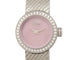 Dior La Mini D Satinée - Montre 19 mm en acier et diamants 58 Facettes 276471