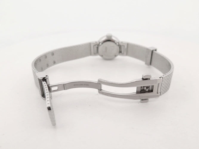 Dior La Mini D Satinée - Montre 19 mm en acier et diamants 58 Facettes 276471