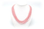 Collier en perles de quartz rose et or jaune 18 carats 58 Facettes 23062