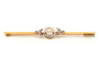 Broche Art déco en or jaune, perle et diamants 58 Facettes B215