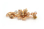 Broche Art Nouveau en or jaune 18 carats, perles et strass 58 Facettes 20187