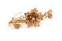Broche Art Nouveau en or jaune 18 carats, perles et strass 58 Facettes 20187