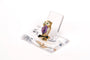 Broche Hibou en or jaune 18 carats, pierres multiples et diamants 58 Facettes 21491