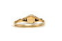 57 Art déco - Bague en or jaune 18 carats, perle et diamants 58 Facettes B471