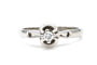52 Solitaire Art déco - Bague en or blanc et diamant 58 Facettes 21915
