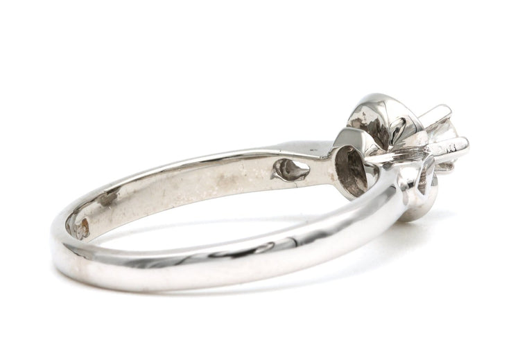52 Solitaire Art déco - Bague en or blanc et diamant 58 Facettes 21915