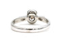 52 Solitaire Art déco - Bague en or blanc et diamant 58 Facettes 21915