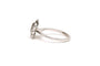 46 Napoléon III - Bague en or blanc, argent et diamants taille rose 58 Facettes B510
