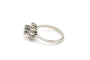 53 Années 50 - Bague en or blanc, tourmaline et diamants 58 Facettes B518