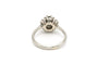 53 Années 50 - Bague en or blanc, tourmaline et diamants 58 Facettes B518