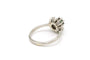 53 Années 50 - Bague en or blanc, tourmaline et diamants 58 Facettes B518