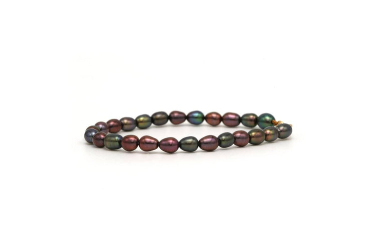 Bracelet contemporain en or jaune 18 carats et perles 58 Facettes 22158