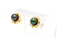 Boucles d'oreilles 1970 en or jaune 18 carats et perles de Tahiti 58 Facettes B547