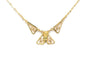 Collier Art déco en or jaune 18 carats 58 Facettes B682