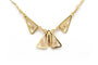 Collier Art déco en or jaune 18 carats 58 Facettes B682