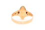 59 Napoléon III - Bague en or jaune 18 carats, perles et strass 58 Facettes B700