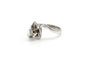 50 Années 70 - Bague en or blanc et diamant 58 Facettes B711