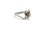 50 Années 70 - Bague en or blanc et diamant 58 Facettes B711