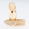 58 Bague tête de mort en or jaune 18 carats et diamants 58 Facettes A1617
