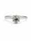58 Solitaire - Bague en or blanc 18 carats et diamant 58 Facettes Sol