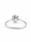 58 Solitaire - Bague en or blanc 18 carats et diamant 58 Facettes Sol