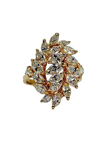 62 Bague en or rose et diamants 3,50 ct 58 Facettes 2230