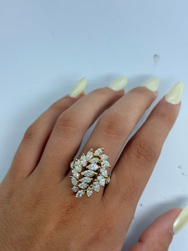 62 Bague en or rose et diamants 3,50 ct 58 Facettes 2230
