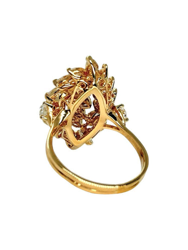 62 Bague en or rose et diamants 3,50 ct 58 Facettes 2230