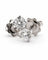 Boucles d'oreilles puces en or blanc et diamants 58 Facettes 91007-ac13162