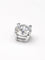 Boucles d'oreilles puces en or blanc et diamants 58 Facettes 91007-ac13162