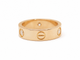 55 Cartier LOVE - Alliance en or rose et 3 diamants 58 Facettes 33828