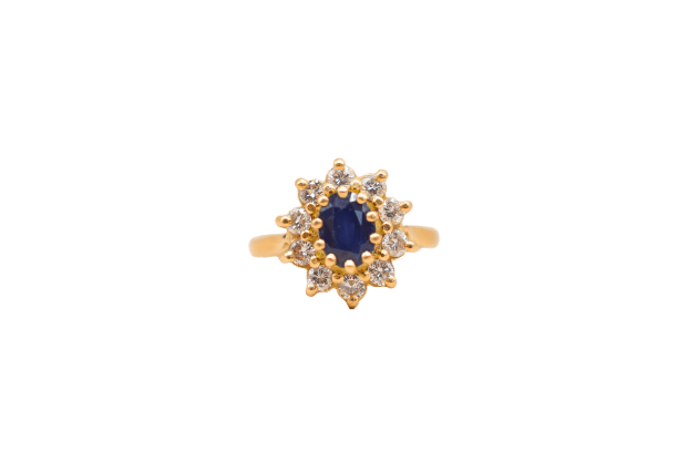 Pompadour Vintage Saphir & Diamants
