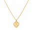 Poiray Entrelacé - Collier pendentif cœur en or jaune 58 Facettes 33826