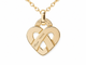 Poiray Entrelacé - Collier pendentif cœur en or jaune 58 Facettes 33826