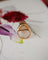 Bague 49 Dôme fils torsadés - Bague en or rose 750, rubis Verneuil et diamants, 1950 58 Facettes A12137