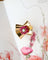 Bague 53 Bague « Tank Nœud » 1940 en or rose et blanc 750, rubis Verneuil et diamant 58 Facettes A12238